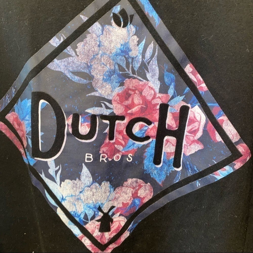 DUTCH Bros long sleeve t shirt ladies black small - Picture 2 of 4